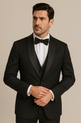 Plus Size Black Tuxedo